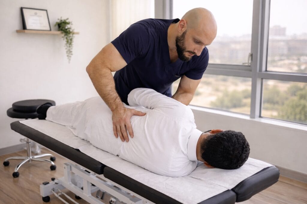 تقويم العمود الفقري لعلاج الانزلاق الغضروفي