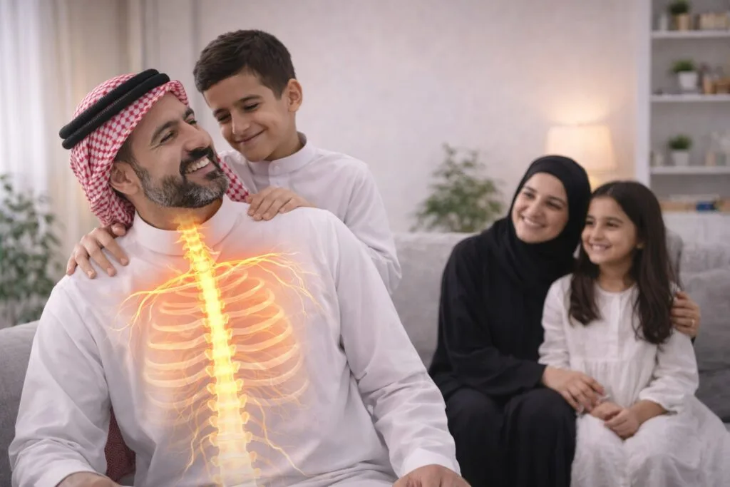 عائلة سعيدة بنظام عصبي صحيح
