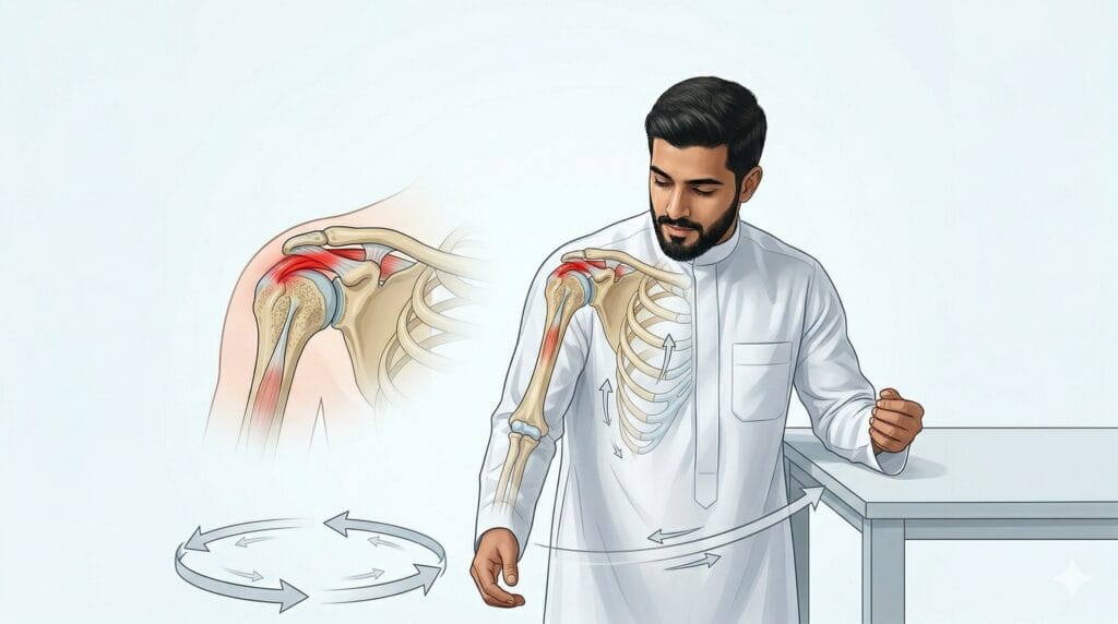 تمرين لآلام الكتف