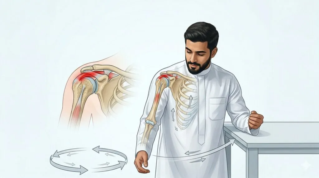 تمرين لآلام الكتف