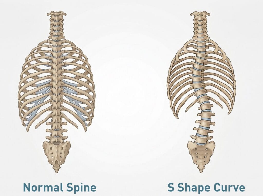 scoliotic spine comparison