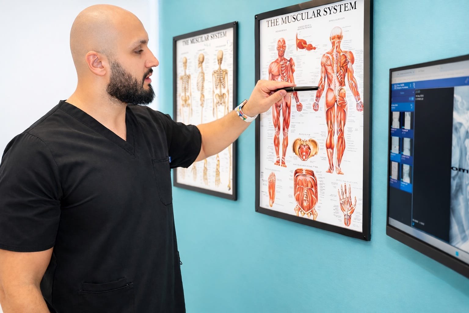 Explaining spinal anatomy at Rikaz