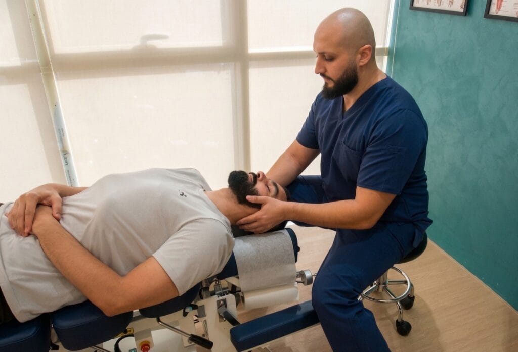 متلازمة "عنق النص": كيف يدمر هاتفك الذكي استقامة عمودك الفقري؟ تقويم الرقبة