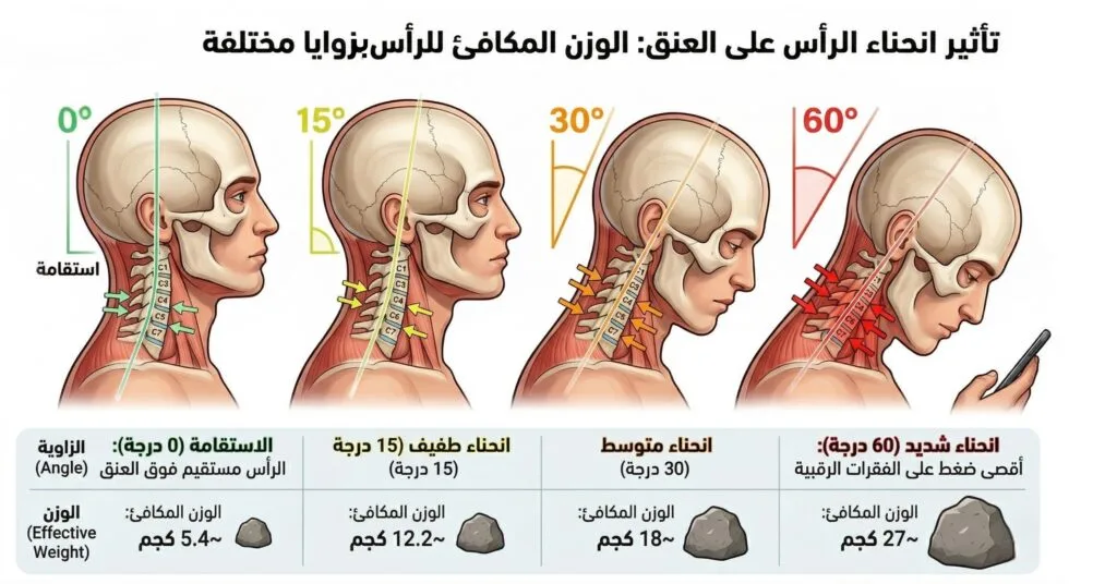 وضعية الرأس "عنق النص" 