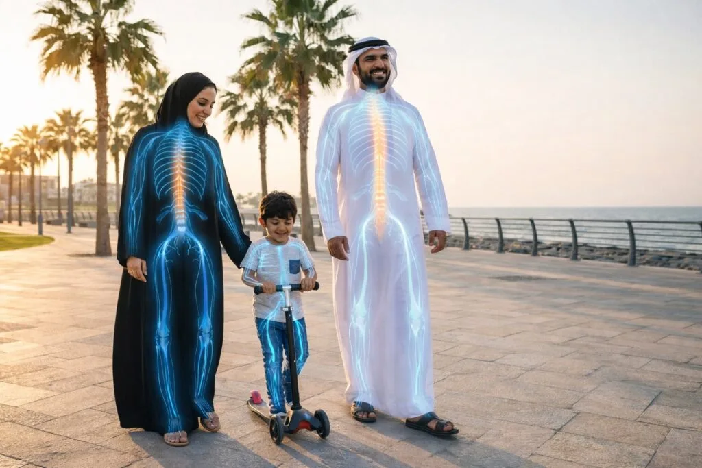 عائلة سعيدة بجهاز عصبي منظم