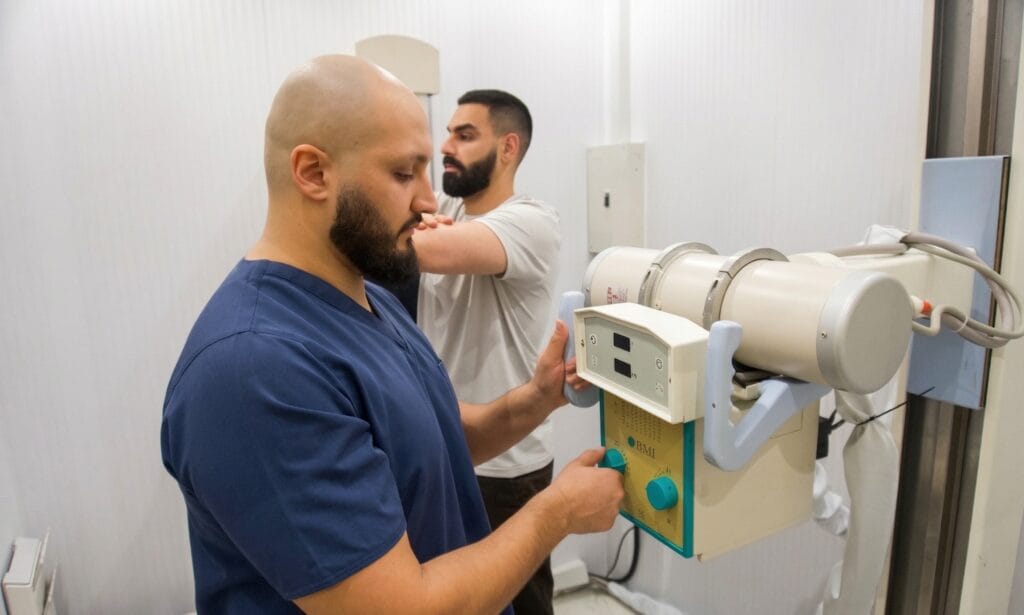 chiropractor xray setup